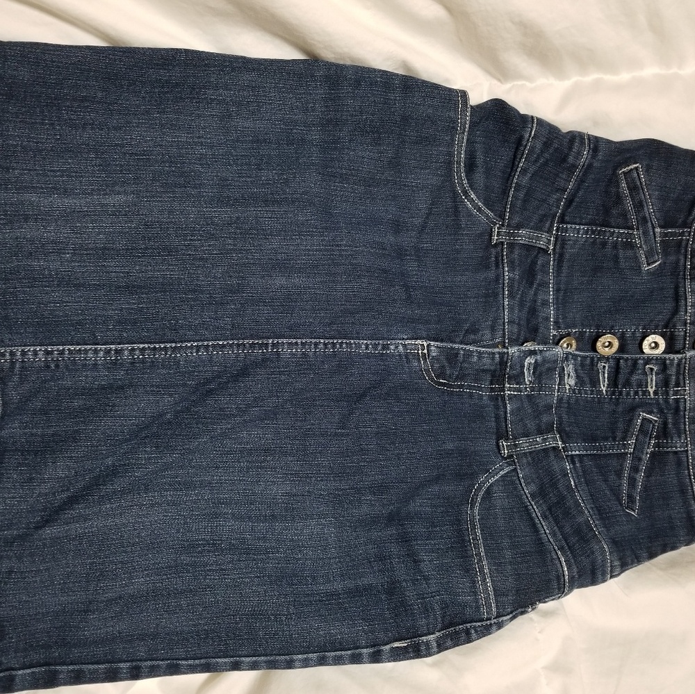 High waisted jean skirt size XS-S